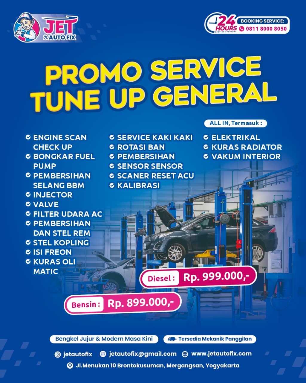 Promo Service Tune Up General Jet Auto Fix